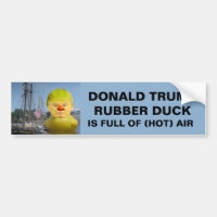 Donald Trump Rubber Yellow Duck Bumper Sticker