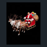 Donald Trump Santa Claus Sleigh Christmas Xmas Usa Poster<br><div class="desc">Donald Trump Santa Claus Sleigh Christmas Xmas Usa President 1</div>