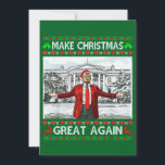 Donald Trump Santa Hat Make Christmas Great Again Holiday Card<br><div class="desc">Donald Trump Santa Hat Make Christmas Great Again</div>