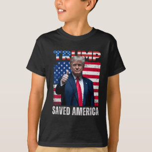 Donald Trump Saved America 47th President Inaugura T-Shirt