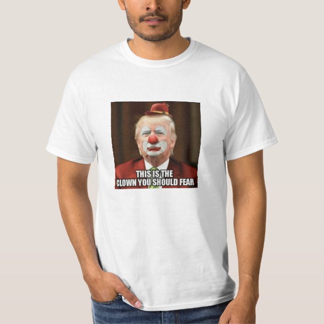 DONALD TRUMP SCARY CLOWN T-Shirt (Front)