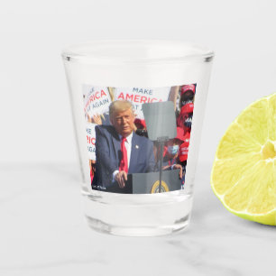 Donald Trump   Shot Glass