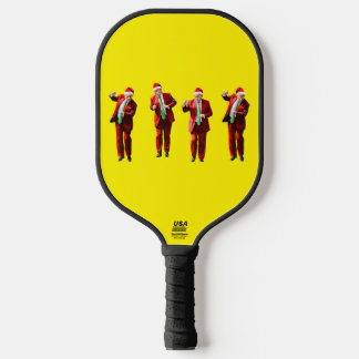 Donald Trump Shuffle Christmas Pickleball Paddle