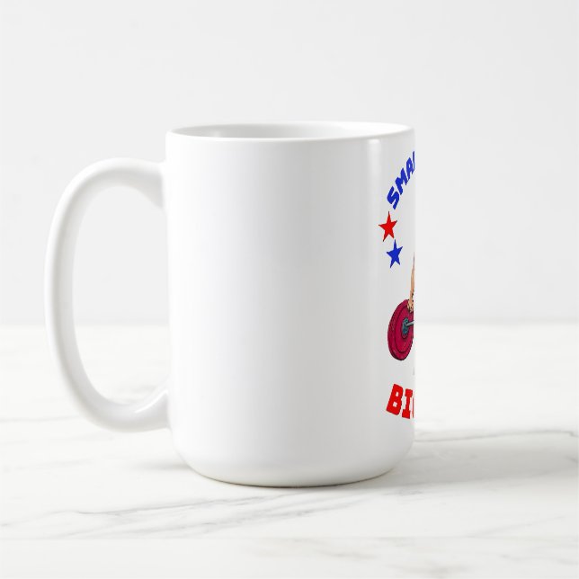 DONALD TRUMP- SMALL HANDS, BIG GUNS COFFEE MUG (Left)