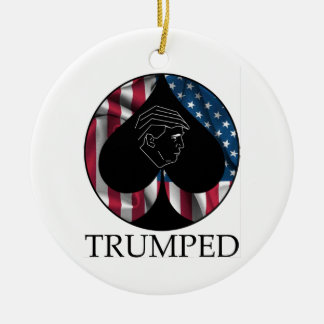 Donald Trump Spade Trumped Ceramic Tree Decoration