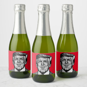 DONALD TRUMP  SPARKLING WINE LABEL