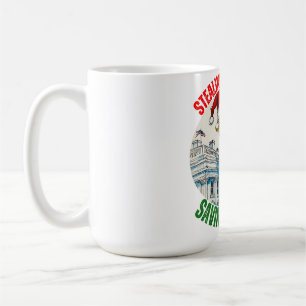 DONALD TRUMP - STEALING CHRISTMAS, SAVING AMERICA  COFFEE MUG