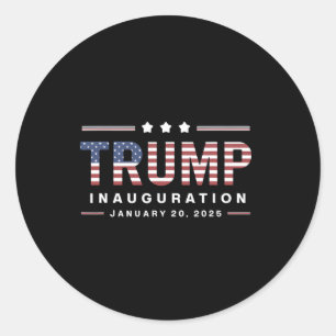 Donald Trump Supporters Inauguration Day 2025 Patr Classic Round Sticker