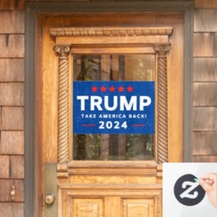 Donald Trump Take America Back  Window Cling