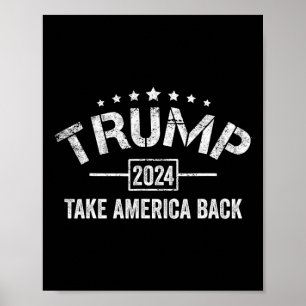Donald Trump Take America Byck 4th Of July Electio Poster