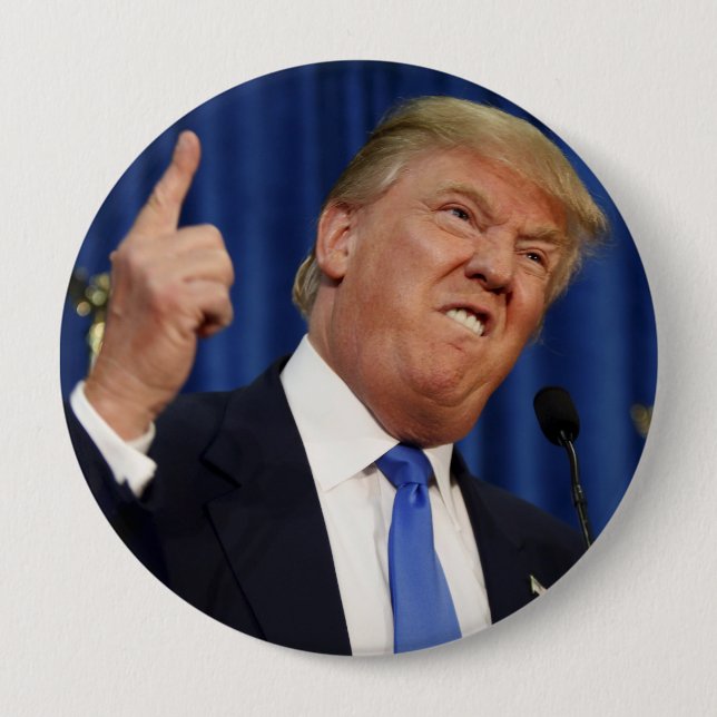 Donald Trump - Telling it like it is 10 Cm Round Badge (Front)