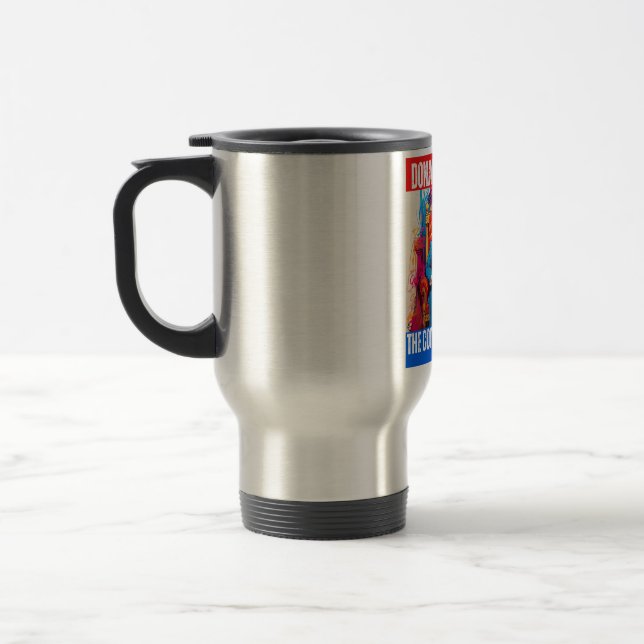 DONALD TRUMP - THE COMEBACK KING TRAVEL MUG (Left)