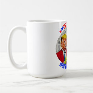 DONALD TRUMP- THE PRESIDENT WHO SAVED CHRISTMAS COFFEE MUG