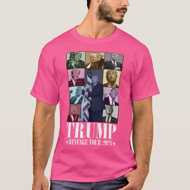 Donald Trump The Revenge Tour 2024 Funny Trump 202 T-Shirt (Front)