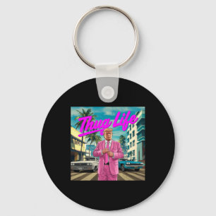 Donald Trump Thug Life Key Ring