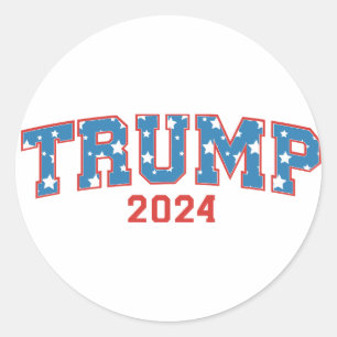 Donald Trump  - Trump 2024 Keep America Great Classic Round Sticker