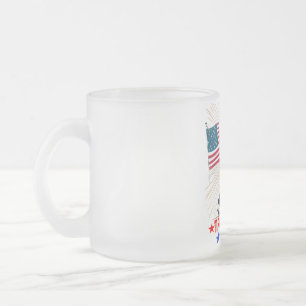 DONALD TRUMP-TRUMP GIRL FROSTED GLASS COFFEE MUG