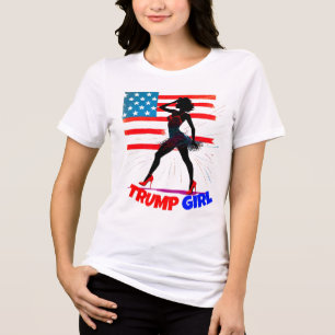 DONALD TRUMP-TRUMP GIRL Tri-Blend SHIRT