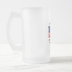 DONALD TRUMP- TRUMP GIRLS DO IT BETTER FROSTED GLASS BEER MUG