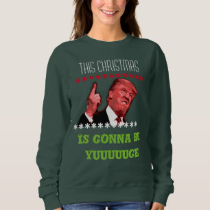 Donald Trump Ugly Christmas Sweater for Women 2