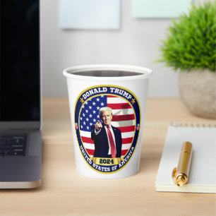 Donald Trump United States of America Paper Cups