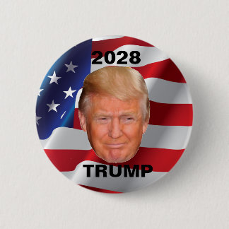 Donald Trump - United States President 2028 6 Cm Round Badge