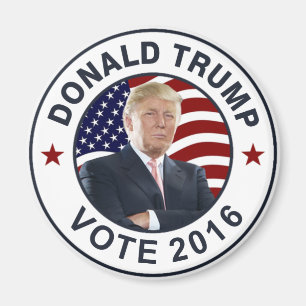 Donald Trump US Flag Magnet