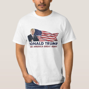Donald Trump US Flag T-Shirt
