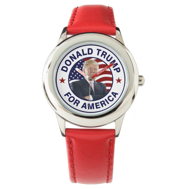 Donald Trump US Flag Watch (Front)