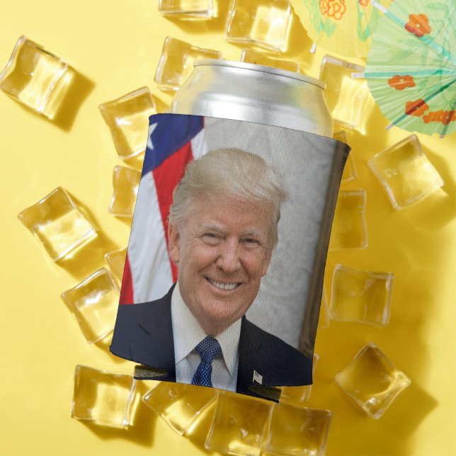 Donald Trump US President White House MAGA 2024  Can Cooler (In Situ Summer)