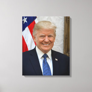 Donald Trump US President White House MAGA 2024  Canvas Print