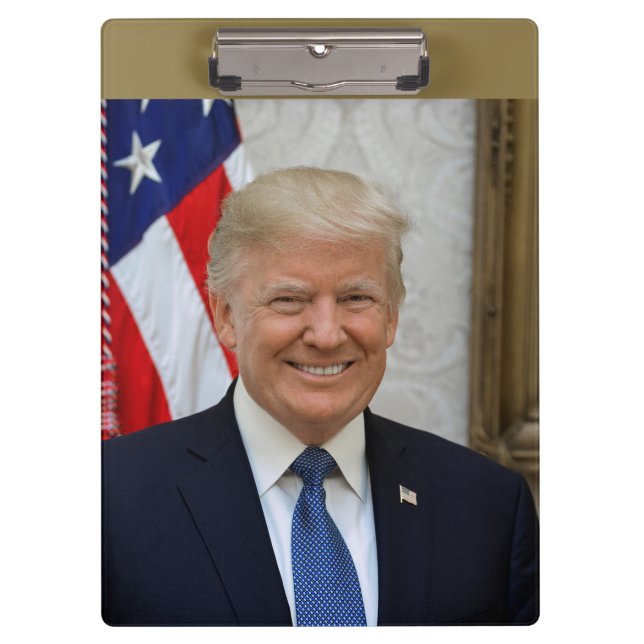 Donald Trump US President White House MAGA 2024  Clipboard (Front)