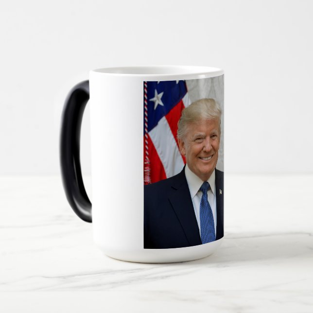 Donald Trump US President White House MAGA 2024  Magic Mug (Front Left)