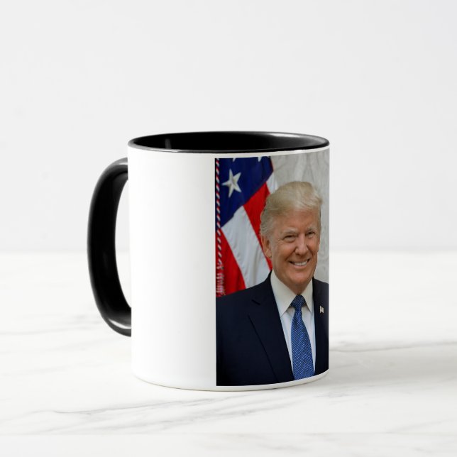 Donald Trump US President White House MAGA 2024  Mug (Front Left)