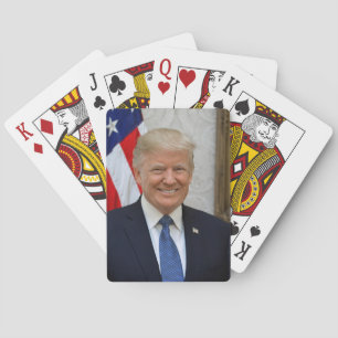 Donald Trump US President White House MAGA 2024 Playing Cards