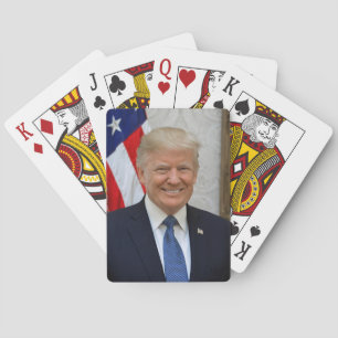 Donald Trump US President White House MAGA 2024 Playing Cards