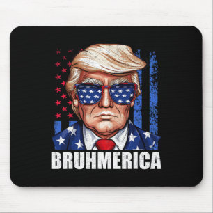 Donald Trump Usa American Flag Funny Distressed  Mouse Mat
