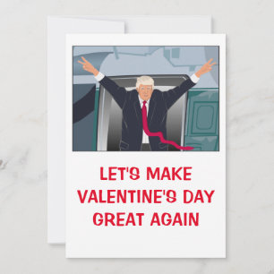 donald trump valentines day FUNNY Holiday Card