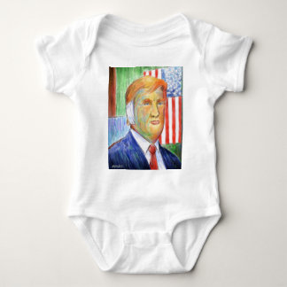 Donald Trump Van Gogh Baby Bodysuit