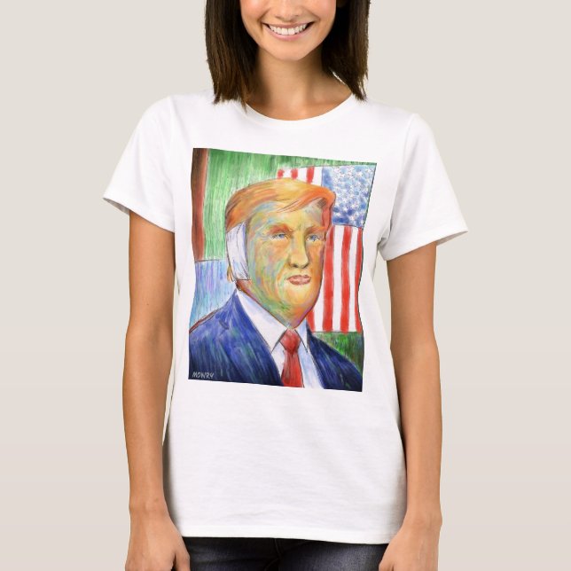 Donald Trump Van Gogh Women's T-shirt (Front)