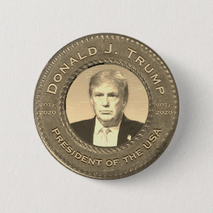 Donald Trump Vintage Look Campaign 6 Cm Round Badge