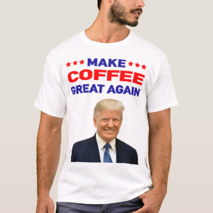 Donald Trump vintage make coffee great again T-Shirt