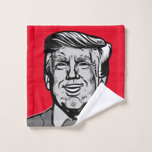 DONALD TRUMP  WASH CLOTH