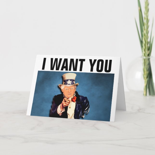 DONALD TRUMP WEDDING ANNIVERSARY GREETING CARDS (Front)