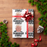 DONALD TRUMP WEDDING Wrapping Paper<br><div class="desc">TRUMP FUNNY WEDDING WRAPPING PAPER</div>