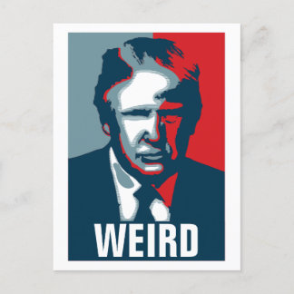 Donald Trump WEIRD Postcard