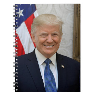 Donald Trump White House President Portrait Notebo Notebook