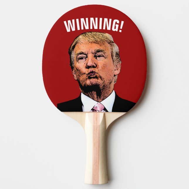 DONALD TRUMP WINNING! PING PONG PADDLE (Front)