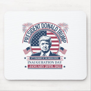 Donald Trump Wins 47th President - 2024 Potus Inau Mouse Mat