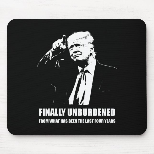 Donald Trump Wins – Finally Unburdened From The La Mouse Mat (Front)